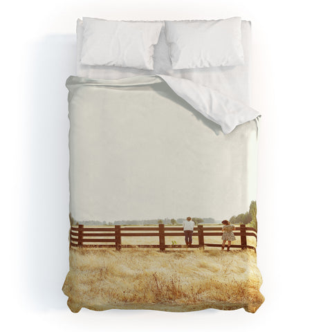 Kevin Russ Fence Standing Duvet Cover
