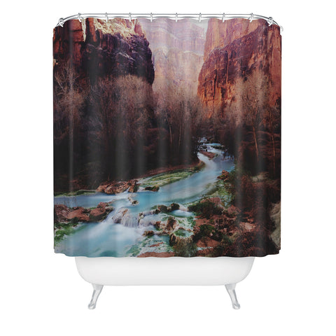 Kevin Russ Havasu Canyon Creek Shower Curtain