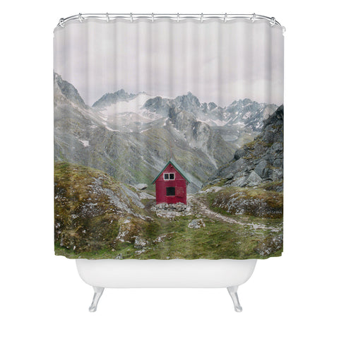 Kevin Russ Mint Hut Shower Curtain