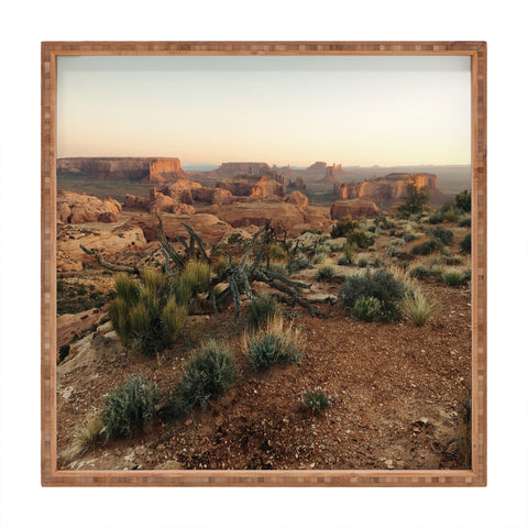 Kevin Russ Monument Valley Morning Square Tray