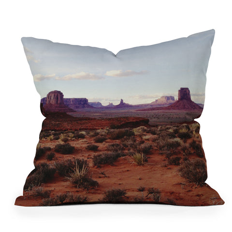 Kevin Russ Monument Valley View Throw Pillow