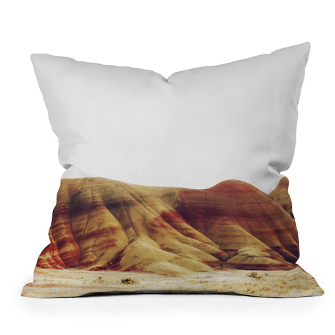 Kevin Russ Oregon Painted Hills Throw Pillow