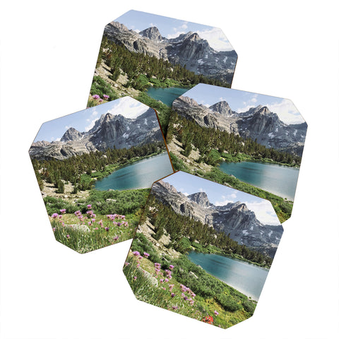Kevin Russ Sierra Alpine Wildflowers Coaster Set