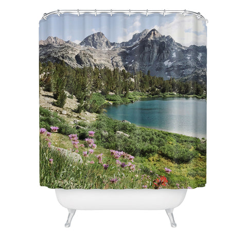 Kevin Russ Sierra Alpine Wildflowers Shower Curtain