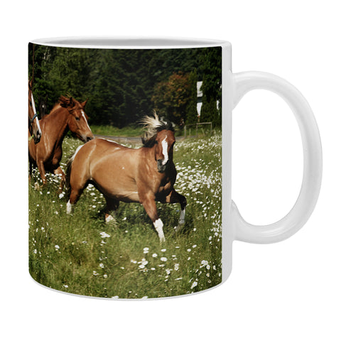 Kevin Russ Spring Horse Run Coffee Mug