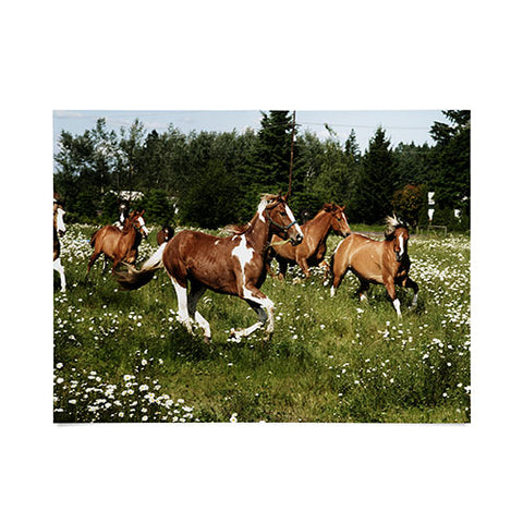 Kevin Russ Spring Horse Run Poster