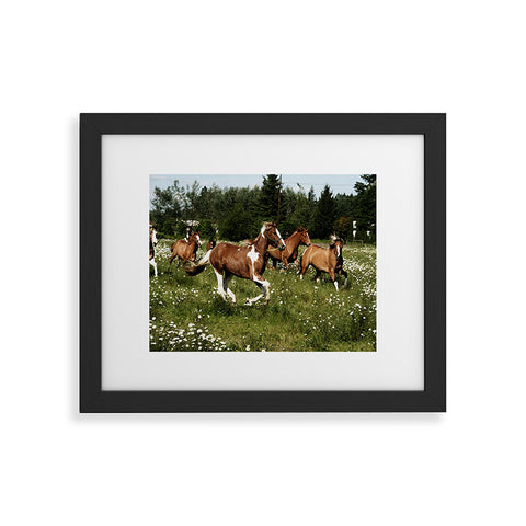 Kevin Russ Spring Horse Run Framed Art Print