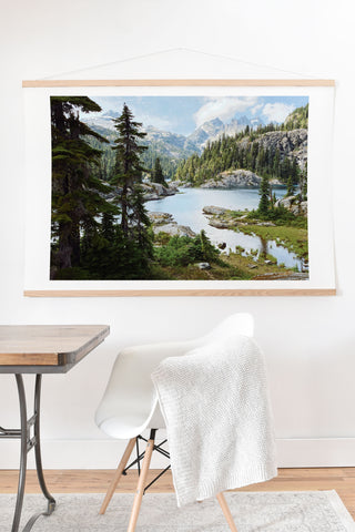 Kevin Russ Summer in the Cascades Art Print And Hanger