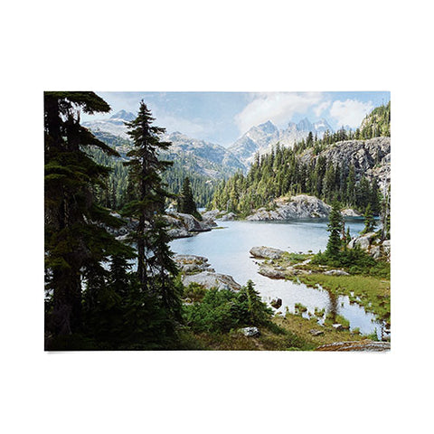 Kevin Russ Summer in the Cascades Poster