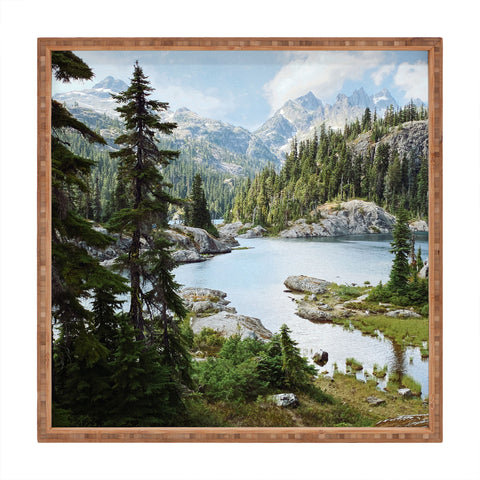 Kevin Russ Summer in the Cascades Square Tray