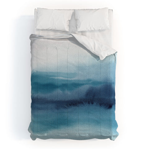 Kris Kivu Abstract Landscape Painting Comforter