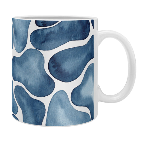 Kris Kivu Blobs watercolor pattern Coffee Mug