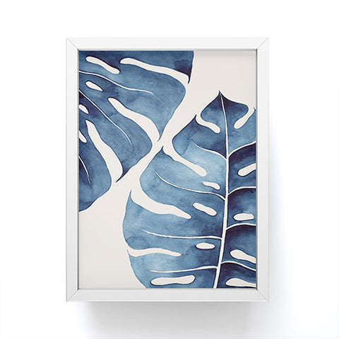 Kris Kivu Blue Botanicals No 2 Framed Mini Art Print