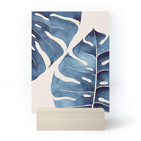 Kris Kivu Blue Botanicals No 2 Mini Art Print