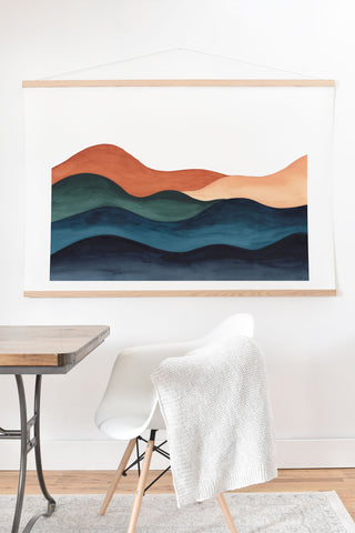 Kris Kivu Colors of the Earth Art Print And Hanger
