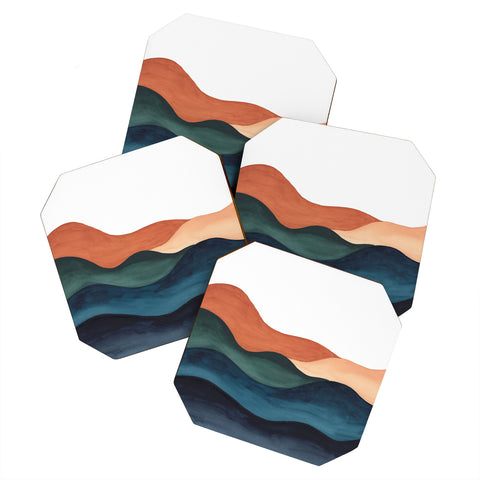 Kris Kivu Colors of the Earth Coaster Set
