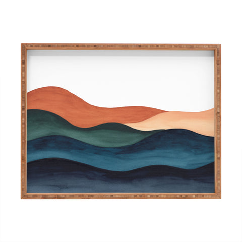 Kris Kivu Colors of the Earth Rectangular Tray