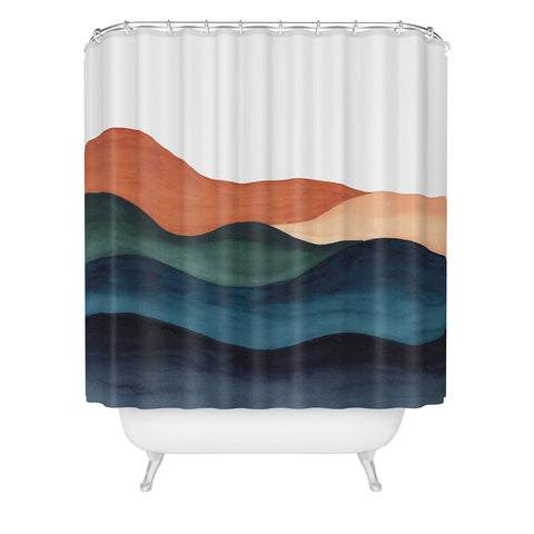 Kris Kivu Colors of the Earth Shower Curtain