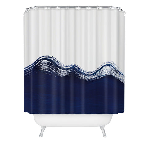Kris Kivu Waves of the Ocean Shower Curtain
