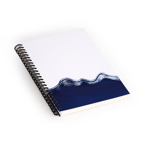 Kris Kivu Waves of the Ocean Spiral Notebook