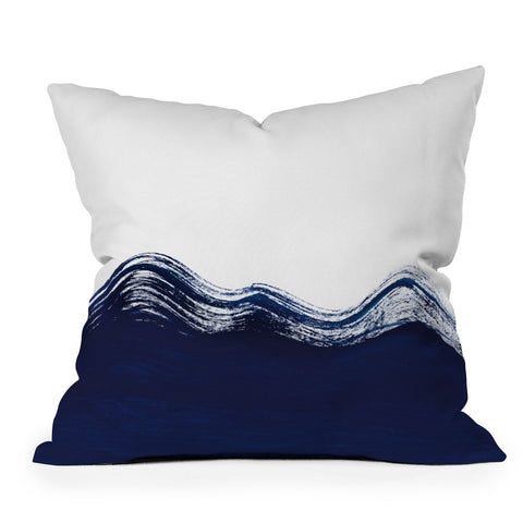 Kris Kivu Waves of the Ocean Throw Pillow