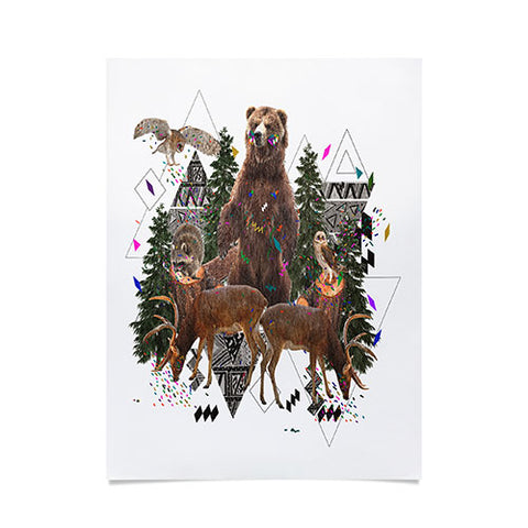 Kris Tate Young Spirits In The Woods Poster