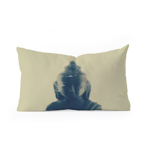 Krista Glavich Blue Buddha Oblong Throw Pillow