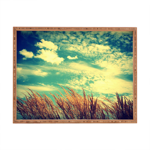 Krista Glavich Clouds and Grasses Rectangular Tray