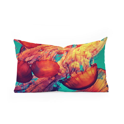Krista Glavich Jellyfish 7 Oblong Throw Pillow