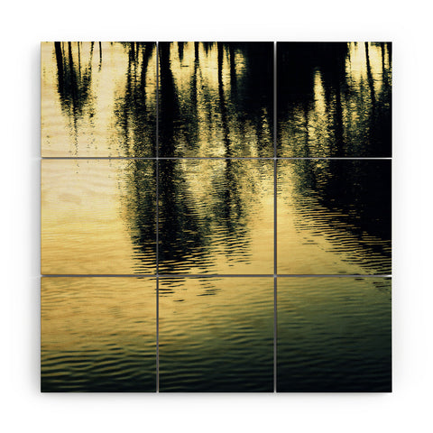 Krista Glavich Pond Reflections Wood Wall Mural