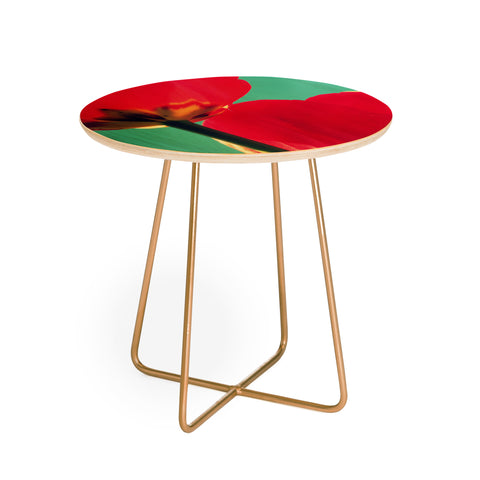 Krista Glavich Tulips and Sky Round Side Table