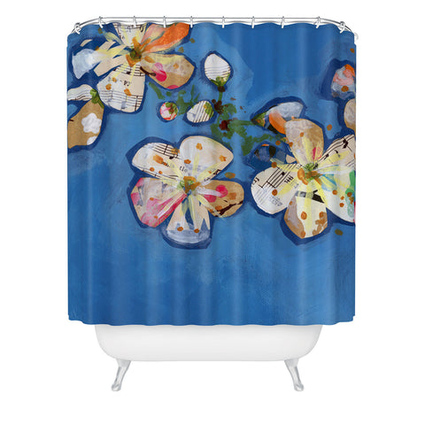 Land Of Lulu Apple Blossoms 2 Shower Curtain