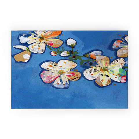 Land Of Lulu Apple Blossoms 2 Welcome Mat