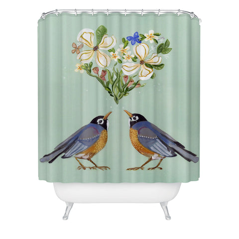 Land Of Lulu Spring Song Shower Curtain