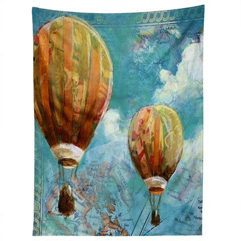 Land Of Lulu Two Balloons Tapestry