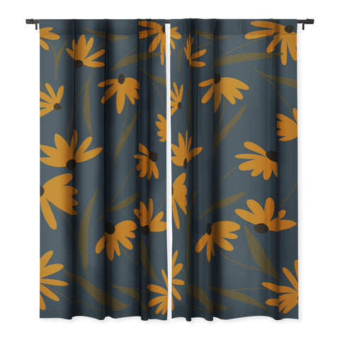 Lane and Lucia Autumn Floral Pattern Blackout Non Repeat