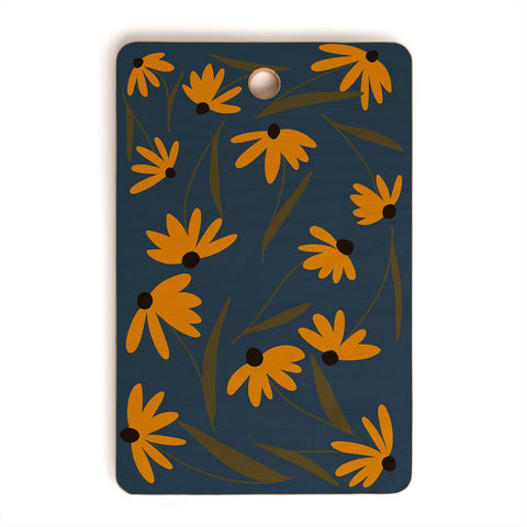 Lane and Lucia Autumn Floral Pattern Cutting Board Rectangle