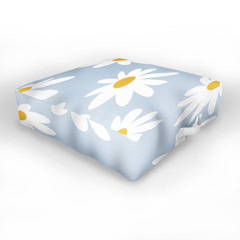 Lane and Lucia Lazy Daisies Outdoor Floor Cushion