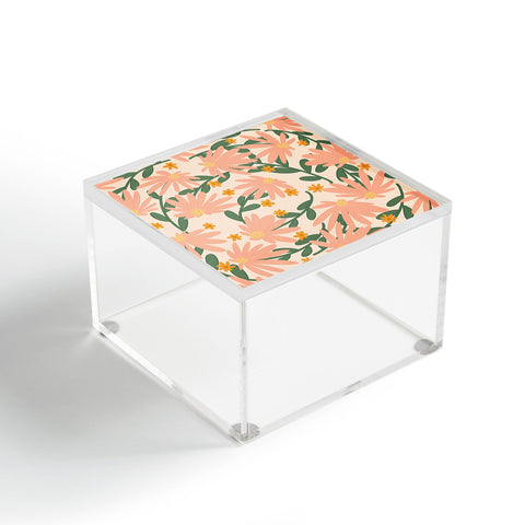 Lane and Lucia Meadow of Autumn Wildflowers Acrylic Box