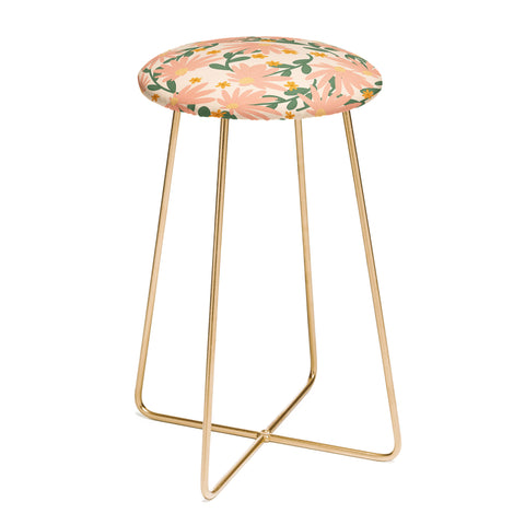 Lane and Lucia Meadow of Autumn Wildflowers Counter Stool