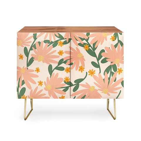 Lane and Lucia Meadow of Autumn Wildflowers Credenza