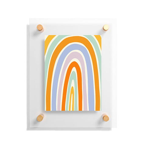 Lane and Lucia Mod Rainbow Floating Acrylic Print