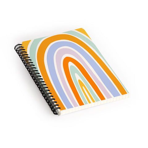 Lane and Lucia Mod Rainbow Spiral Notebook
