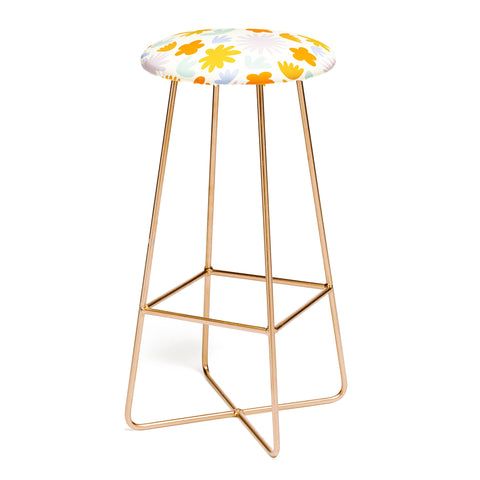 Lane and Lucia Mod Spring Flowers Bar Stool