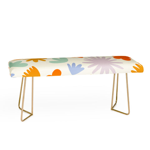 Lane and Lucia Mod Spring Flowers Bench