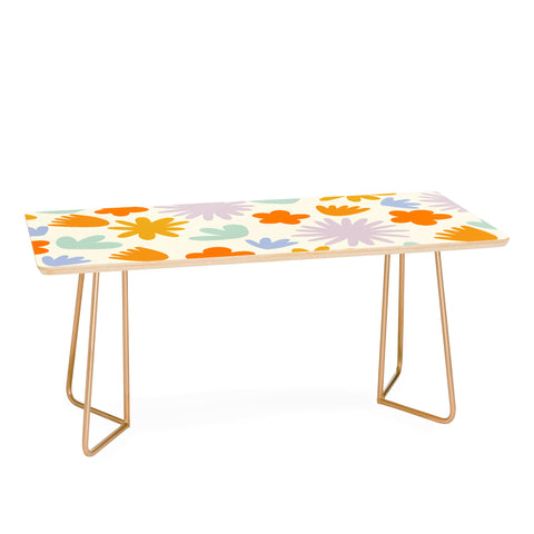 Lane and Lucia Mod Spring Flowers Coffee Table