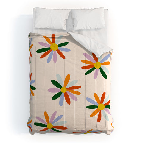 Lane and Lucia Patchwork Daisies Comforter