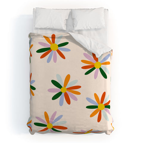 Lane and Lucia Patchwork Daisies Duvet Cover