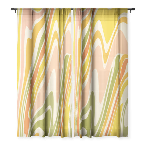 Lane and Lucia Rainbow Marble Sheer Non Repeat