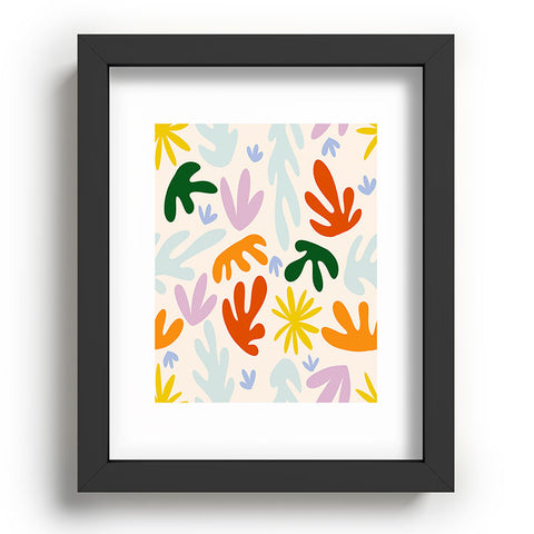 Lane and Lucia Rainbow Matisse Pattern Recessed Framing Rectangle